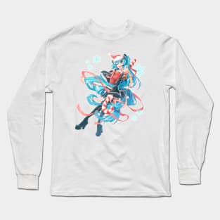 christmas Hatsune Miku Long Sleeve T-Shirt